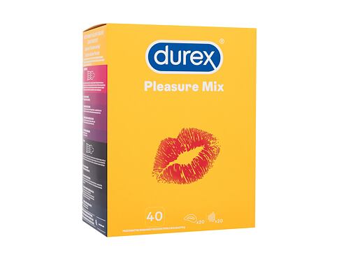 Kondomy Durex Pleasure Mix 40 ks poškozená krabička