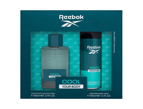 Toaletní voda Reebok Cool Your Body 100 ml poškozená krabička Kazeta