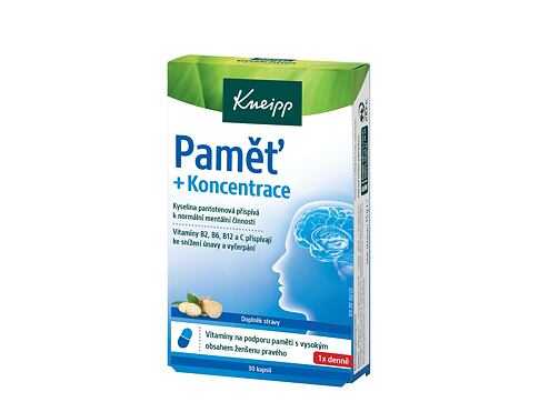 Doplněk stravy Kneipp Memory + Concentration 30 ks