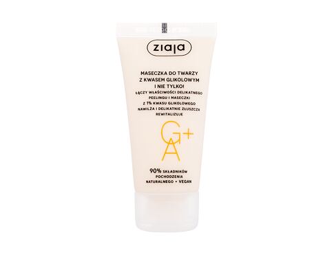 Pleťová maska Ziaja Face Mask + Scrub With Glycolic Acid 55 ml