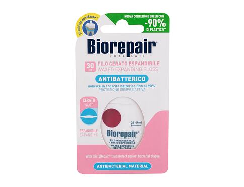 Zubní nit Biorepair Antibacterial Waxed Expanding Floss 1 ks