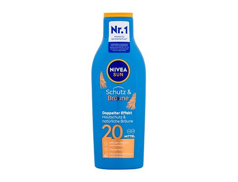 Opalovací přípravek na tělo Nivea Sun Protect & Bronze Sun Lotion SPF20 200 ml