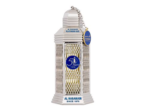 Parfémovaná voda Al Haramain 50 Years Platinum Oud 100 ml poškozená krabička