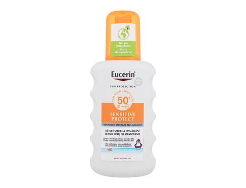 Opalovací přípravek na tělo Eucerin Sun Kids Sensitive Protect Sun Spray SPF50+ 200 ml