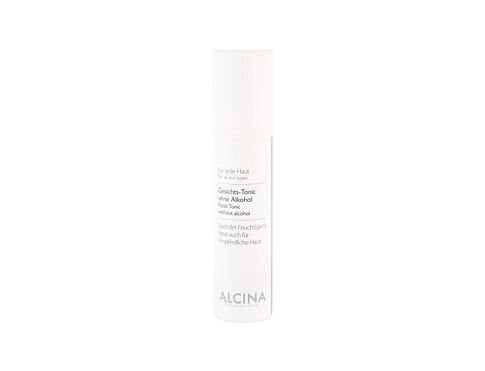 Pleťová voda a sprej ALCINA Facial Tonic Without Alcohol 200 ml poškozený flakon