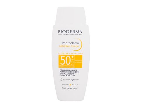 Opalovací přípravek na obličej BIODERMA Photoderm Mineral Fluide SPF50+ 75 ml