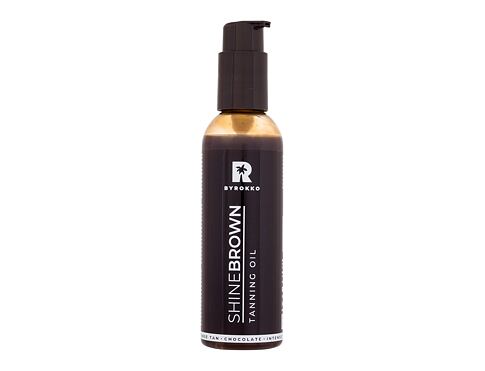 Opalovací přípravek na tělo Byrokko Shine Brown Chocolate Tanning Oil 145 ml poškozená krabička
