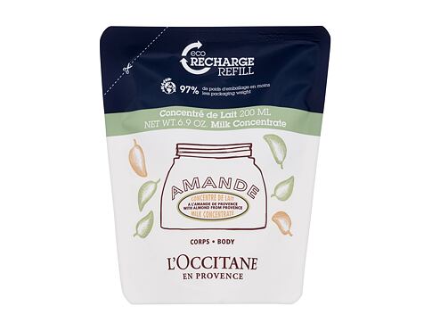 Tělový krém L'Occitane Almond (Amande) Milk Concentrate Náplň 200 ml