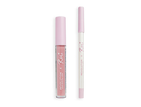 Lesk na rty Makeup Revolution London x Roxi Lip Kit 3 ml Cherry Blossom Kazeta