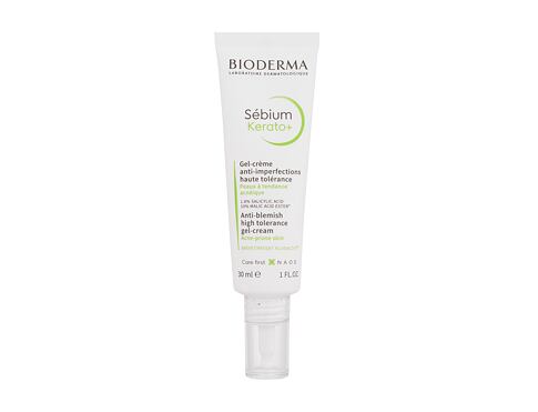 Denní pleťový krém BIODERMA Sébium Kerato+ Anti-Blemish High Tolerance Gel-Cream 30 ml poškozená krabička