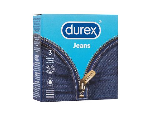 Kondomy Durex Jeans 3 ks poškozená krabička