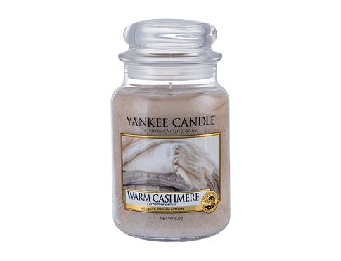 Vonná svíčka Yankee Candle Warm Cashmere 623 g vada zbarvení