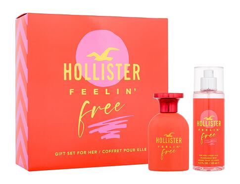 Parfémovaná voda Hollister Feelin' Free 50 ml Kazeta