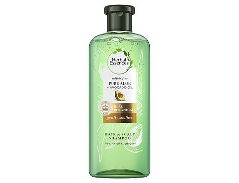 Šampon Herbal Essences Pure Aloe + Avocado Oil Gently Soothes Shampoo 380 ml