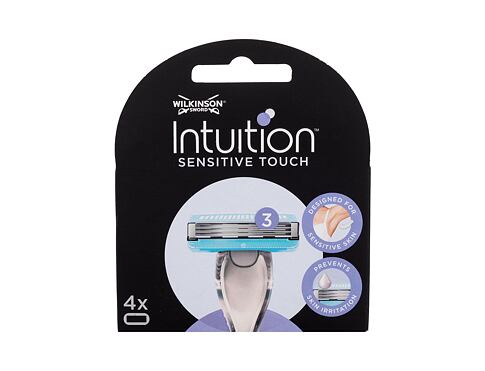 Náhradní břit Wilkinson Sword Intuition Sensitive Touch 4 ks poškozená krabička