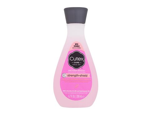 Odlakovač nehtů Cutex Strength-Shield Nail Polish Remover 200 ml