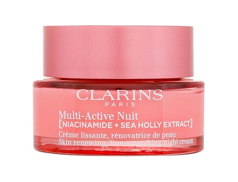 Noční pleťový krém Clarins Multi-Active Night Cream Dry Skin 50 ml poškozená krabička