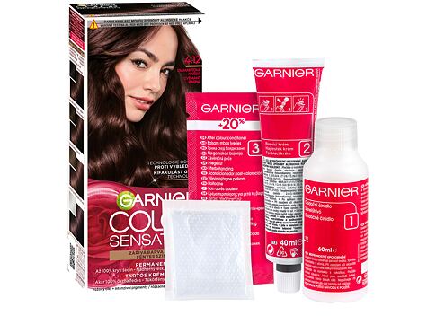 Barva na vlasy Garnier Color Sensation 40 ml 4.12 Shimmering Brown