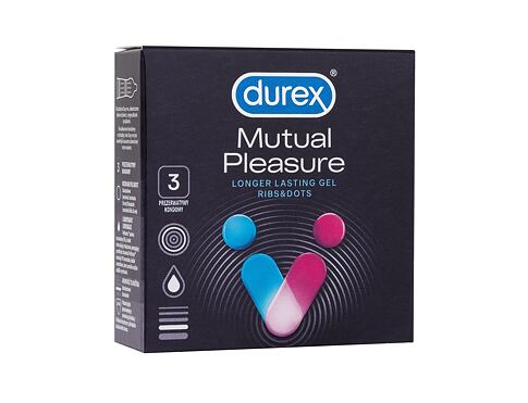 Kondomy Durex Mutual Pleasure 3 ks poškozená krabička