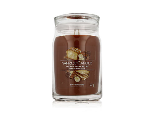 Vonná svíčka Yankee Candle Signature Spiced Banana Bread 567 g