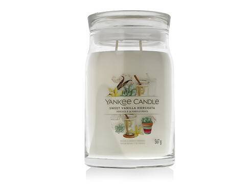 Vonná svíčka Yankee Candle Signature Sweet Vanilla Horchata 567 g