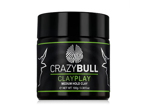 Krém na vlasy Crazy Bull ClayPlay Medium Hold Clay 100 g