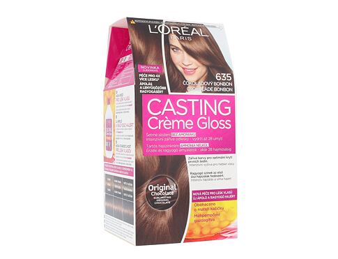 Barva na vlasy L'Oréal Paris Casting Creme Gloss 48 ml 635 Chocolate Bonbon