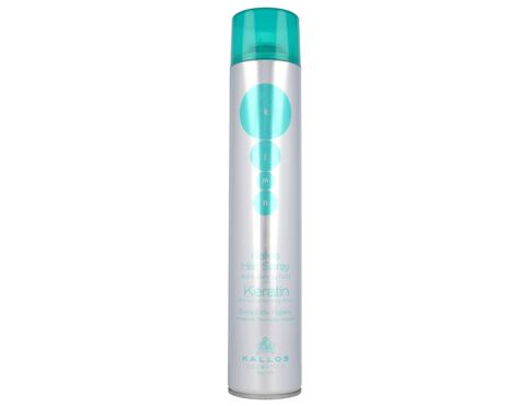 Lak na vlasy Kallos Cosmetics Hair Spray Extra Strong Hold With Keratin 750 ml poškozený flakon