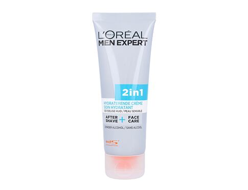 Denní pleťový krém L'Oréal Paris Men Expert Hydra Sensitive 2in1 75 ml poškozená krabička