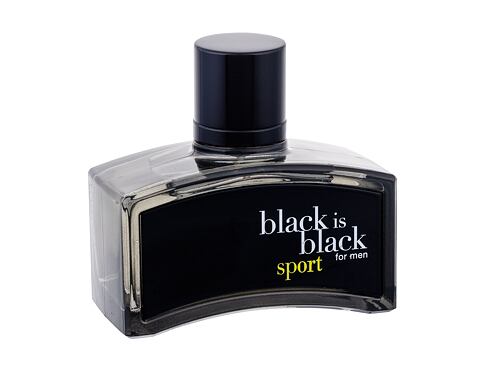 Toaletní voda Nuparfums Black is Black Sport 100 ml poškozená krabička