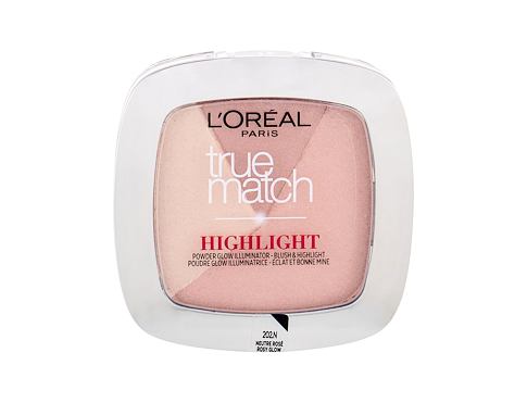 Rozjasňovač L'Oréal Paris True Match Highlight 9 g 202.N Rosy Glow