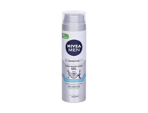 Gel na holení Nivea Men Sensitive 3-Day Beard 200 ml