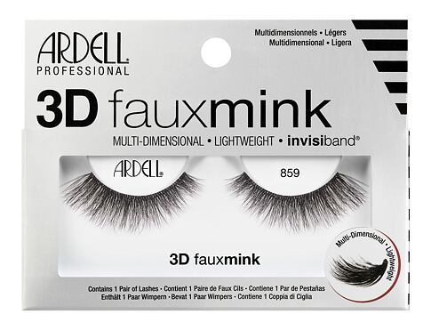 Umělé řasy Ardell 3D Faux Mink 859 1 ks Black