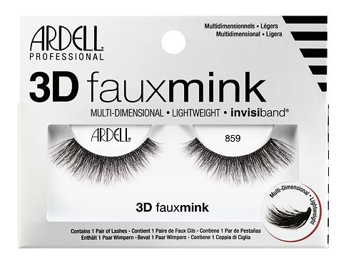 Umělé řasy Ardell 3D Faux Mink 859 1 ks Black