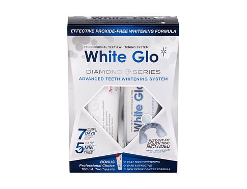 Bělení zubů White Glo Diamond Series Advanced teeth Whitening System 50 ml poškozená krabička Kazeta