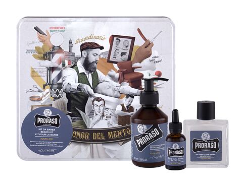 Šampon na vousy PRORASO Azur Lime Beard Wash 200 ml Kazeta