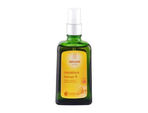 Masážní přípravek Weleda Calendula Massage Oil 100 ml poškozená krabička