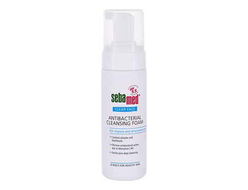 Čisticí pěna SebaMed Clear Face Antibacterial 150 ml poškozená krabička