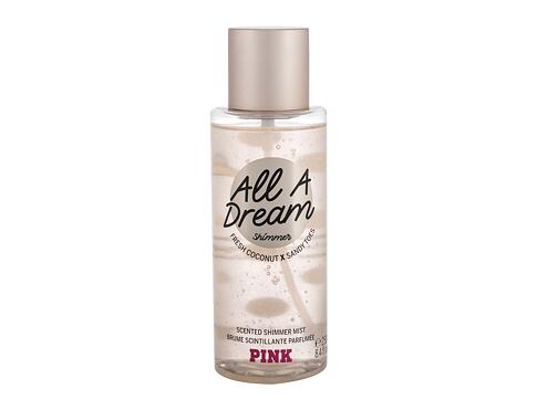 Tělový sprej Pink All a Dream Shimmer 250 ml