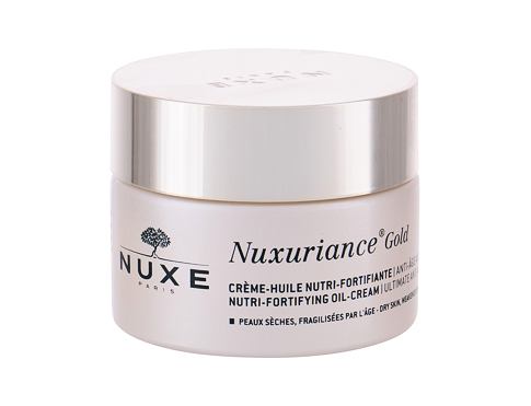 Denní pleťový krém NUXE Nuxuriance Gold Nutri-Fortifying Oil-Cream 50 ml poškozená krabička