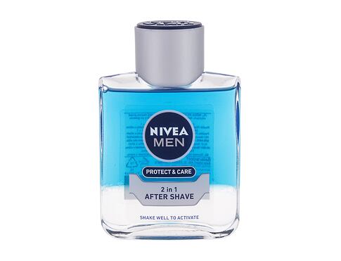 Voda po holení Nivea Men Protect & Care 2in1 100 ml poškozená krabička