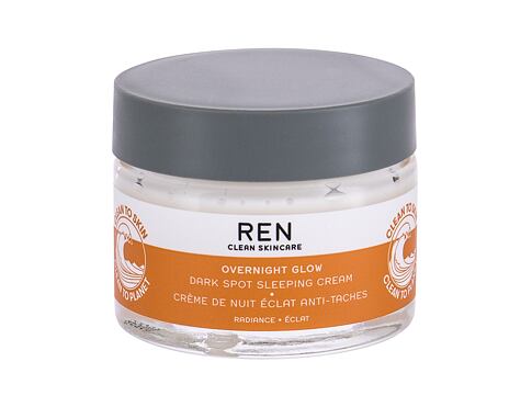 Noční pleťový krém REN Clean Skincare Radiance Overnight Glow 50 ml poškozená krabička