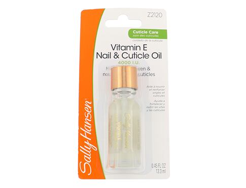 Péče o nehty Sally Hansen Cuticle Care Vitamin E Nail and Cuticle Oil 13,3 ml poškozený obal