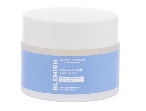 Pleťový gel Revolution Skincare Blemish Salicylic Acid & Zinc PCA Purifying Gel Cream 50 ml