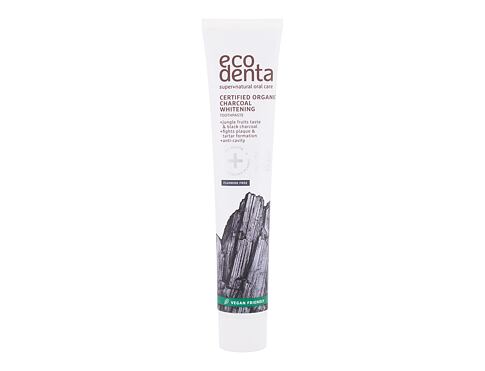 Zubní pasta Ecodenta Organic Charcoal Whitening 75 ml