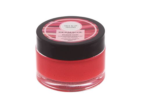 Peeling Dermacol Face & Lip Peeling Rhubarb Scent 50 g