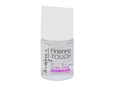 Lak na nehty Rimmel London Finishing Touch Ultra Shine Top Coat 12 ml poškozený flakon