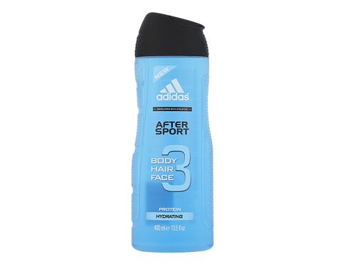 Sprchový gel Adidas 3in1 After Sport 400 ml poškozený obal