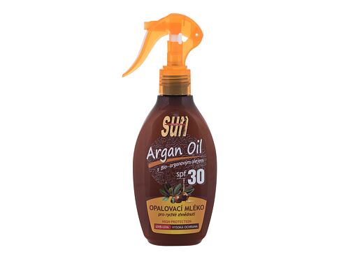 Opalovací přípravek na tělo Vivaco Sun Argan Oil SPF30 200 ml poškozený flakon