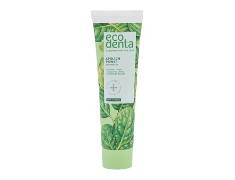 Zubní pasta Ecodenta Toothpaste Spinach Power 100 ml poškozená krabička